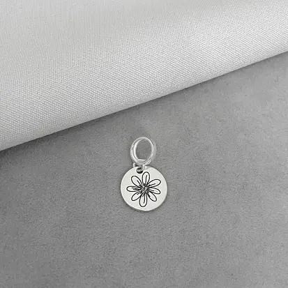 BERLOQUE MEDALHA FLOR